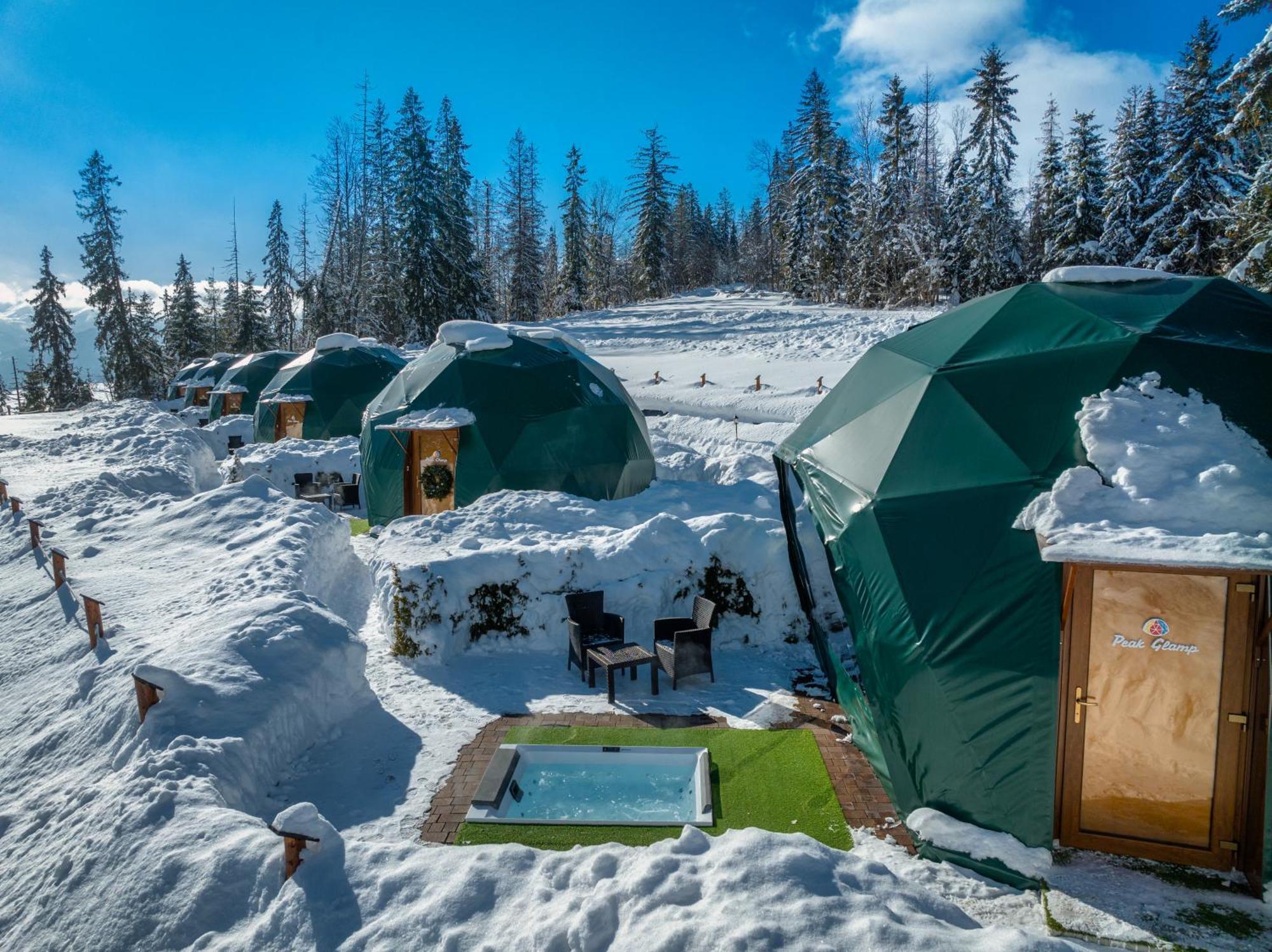 Peak Glamp & Jacuzzi Hotel Zakopane Exterior foto